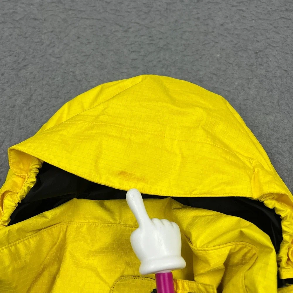 VTG The North Face Gore-Tex Pro Search & Rescue Jacket Men's Large Yellow Hooded